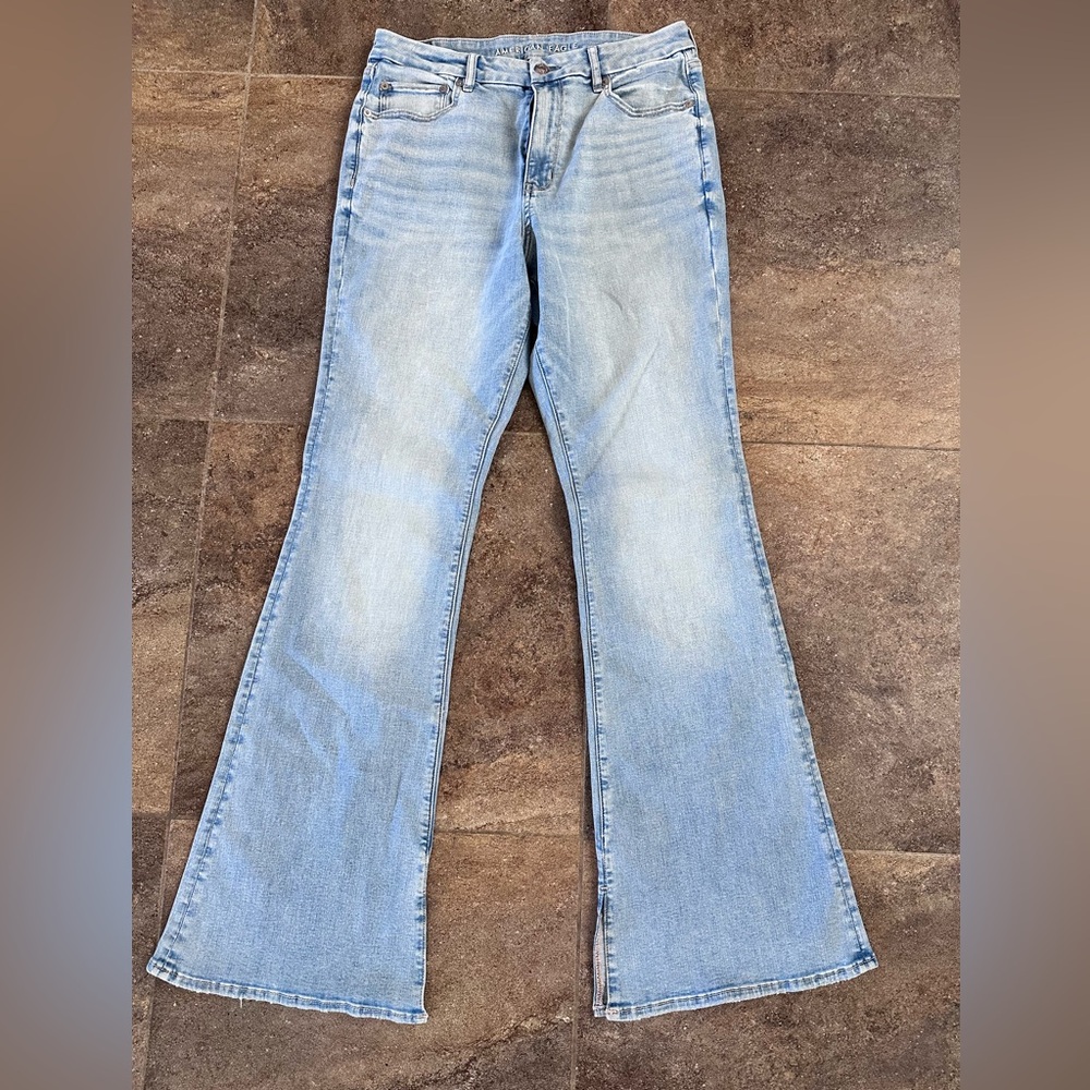 American Eagle Outfitters Curvy Super High-Rise Flare Jean